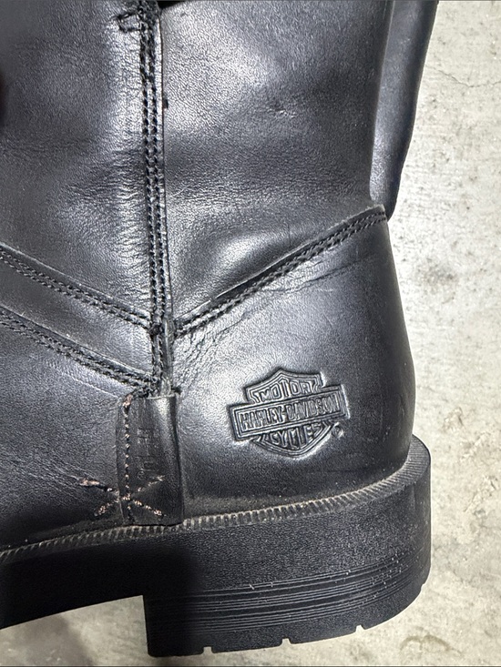 Harley-Davidson Black Leather Buckle Engineer Boots main image 6